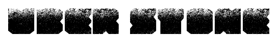 Uber stone font
