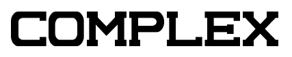 Complex font