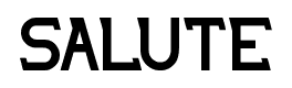 salute font