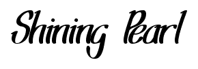 Shining Pearl font