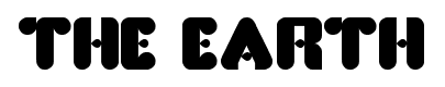 the earth font