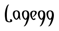 Lagegg font