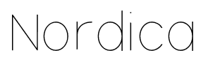 Nordica font