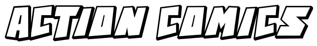 Action comics font