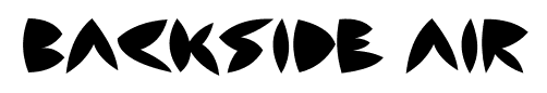 Backside air font
