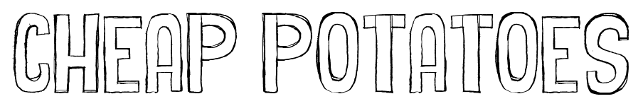 Cheap potatoes font