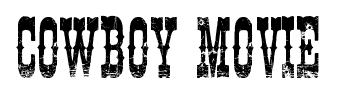 Cowboy movie font