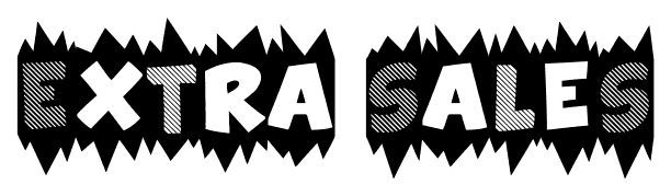 Extra sales font