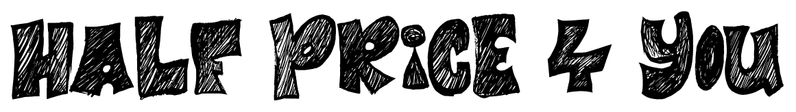 Half price 4 you font