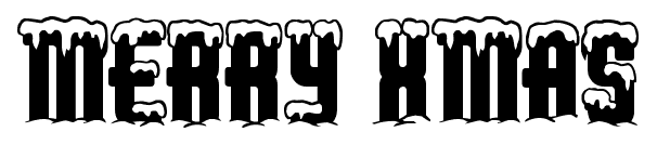 Merry xmas font