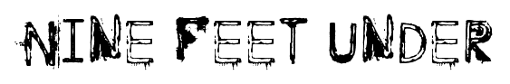 Nine feet under font