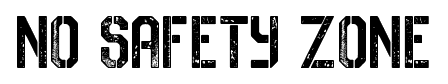 No safety zone font