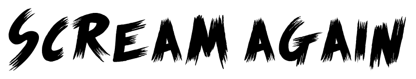 Scream again font