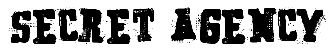 Secret agency font