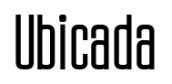 Ubicada font