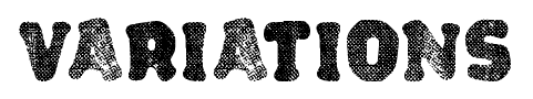 Variations font