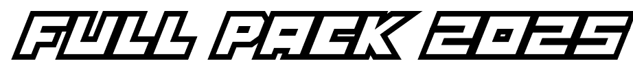 Full pack 2025 font