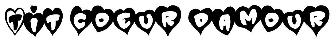 Tit coeur damour font