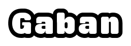 Gaban font