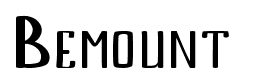 Bemount font