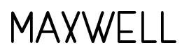 MAXWELL font
