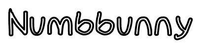 Numbbunny font