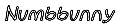 Numbbunny font