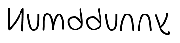 Numbbunny font