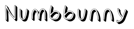 Numbbunny font