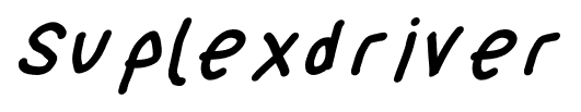 Suplexdriver font