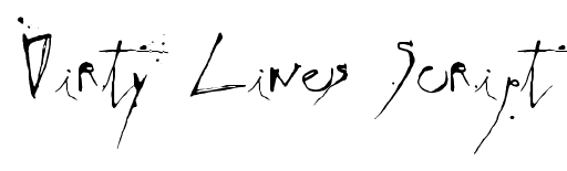 Dirty Lines Script font