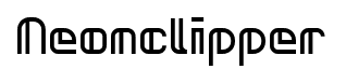 Neonclipper font