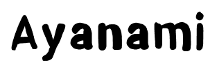 Ayanami font
