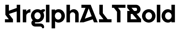 HrglphALTBold font