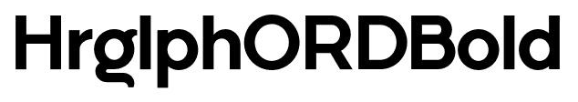 HrglphORDBold font