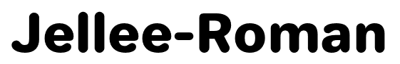 Jellee-Roman font