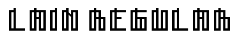 Lain Regular font