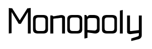 Monopoly font