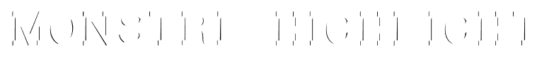 Monstre-Highlight font