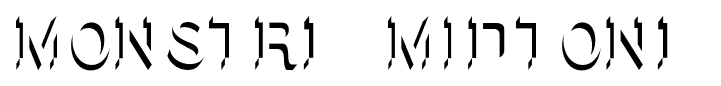 Monstre-Midtone font