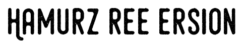 HamurzFreeVersion font