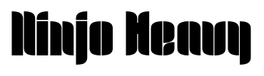 Ninjo Heavy font