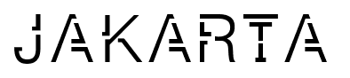 JAKARTA font