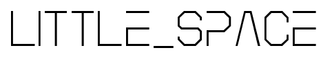 LITTLE_SPACE font