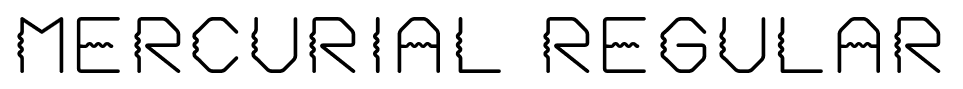 Mercurial Regular font