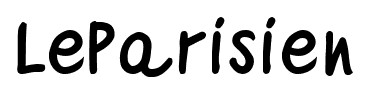 LeParisien font