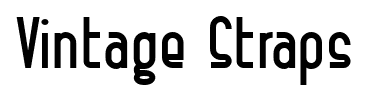 Vintage Straps font