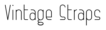 Vintage Straps font
