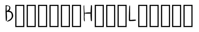 BasultoHandLetter font
