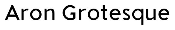Aron Grotesque font